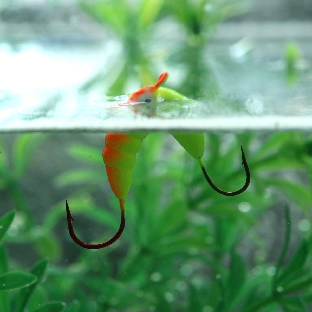 Bimoo 5 шт. плавающий крючок-поппер нахлыстовая приманка для ловли форели и окуня 27mm — фото 8