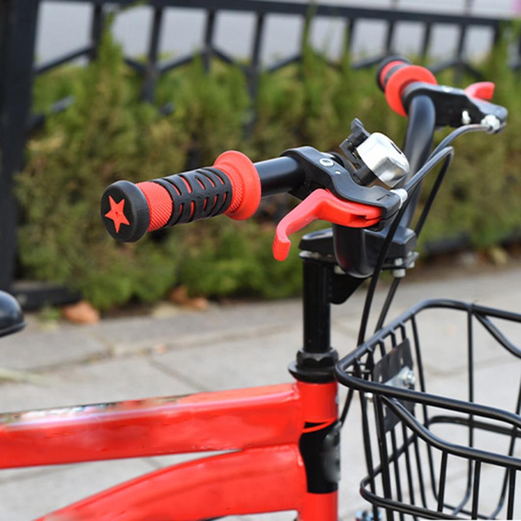 1Pair Childrens Bike Handlebars Scooter Handle Grips Kids Bike Grips NonSlip Bicycles Handlebar Grips Easy To Install