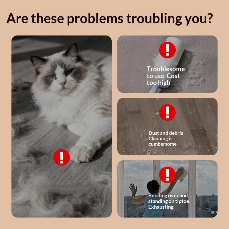100 Pcs Disposable Non Woven Dust Mop Replacement Covers Electrostatic Adsorption No Wash Needed For Home Daily Floor Wall