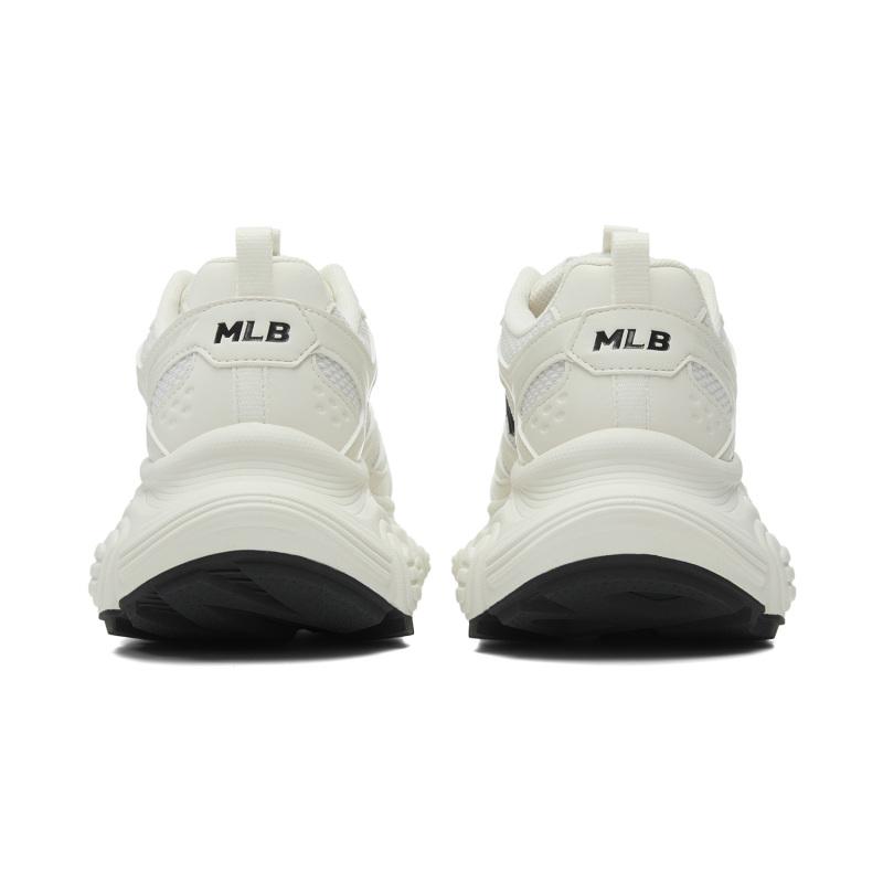 MLB Los Angeles Dodgers Cushioning, Breathable, Lightweight, Height Increasing Low top Chunky Sneakers Unisex Ecru Sneakers 3ASHW055N-07WHS