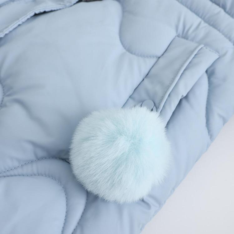 Women's Warm Parka Cotton Coat with Detachable Hood Autumn Winter Mid-length Coat