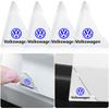 2pcs Silicone Car Door Corner Protector Anti-Collision Scratch Emblem For VW CC Polo Golf 4 5 6 7 MK4 MK5 MK6 MK7 Passat B6 B8 Tc7