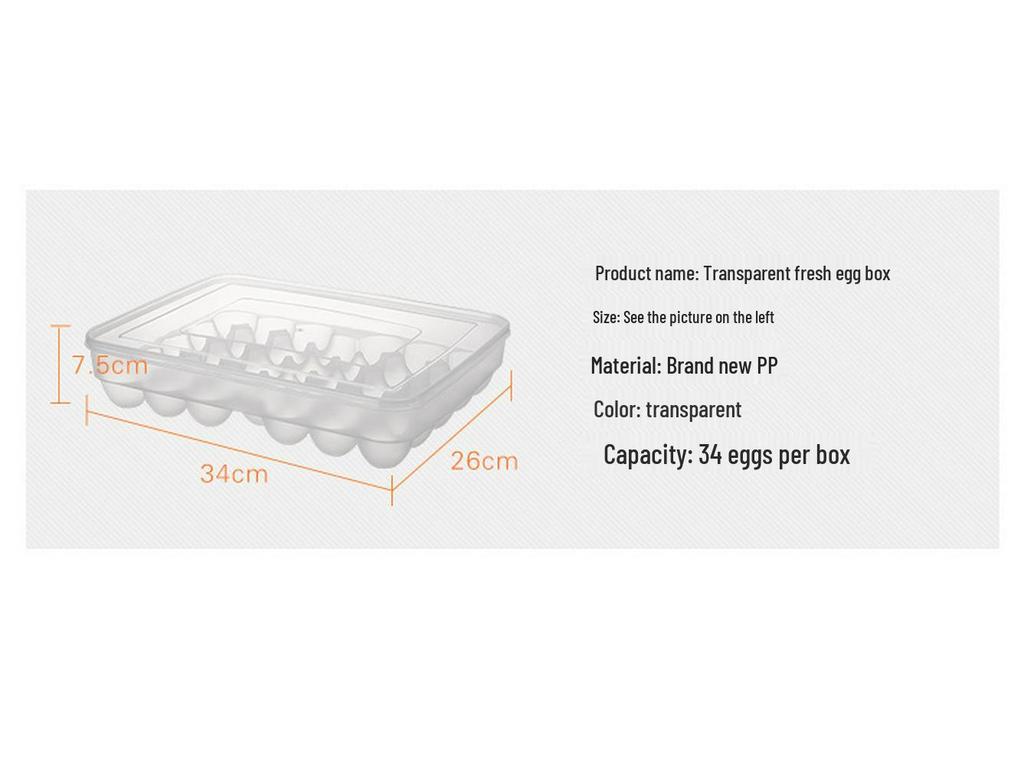 Automatic Slide Egg Holder for Fridge Door and Kitchen Countertop