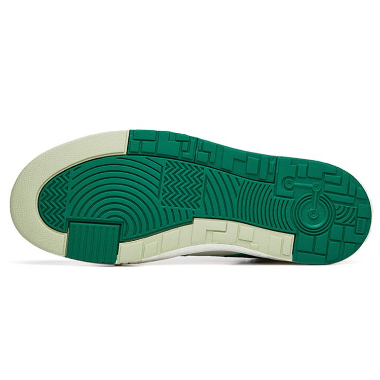 Anta Streetwear Collection Textile, Synthetic Leather Slip Resistant Cushioning Abrasion Resistant High top 112238065S-1