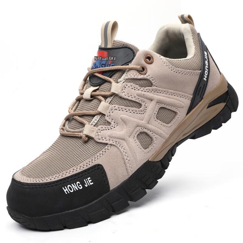Hongjie Men s Steel Toe Safety Work Shoes 40
