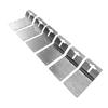 6PCS T Post Bracket 3 Inch Heavy Duty Carbon Steel Vertical Mounting T Post Corner Brace Target