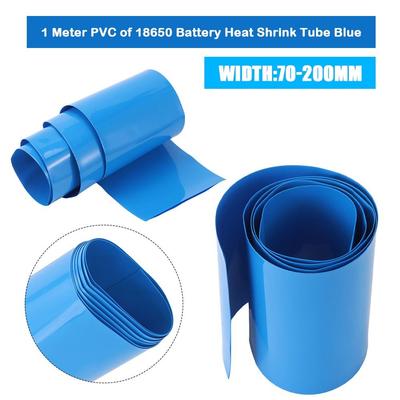 1 metr/balení Nová Li-ion obalová smršťovací bužírka PVC Různé velikosti Smršťovací fólie Šířka 70-200 mm Páskové rukávy pro bateriové články 18650