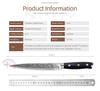 67 layers Damascus Steel Slicer Knife G10 Handle Kitchen Knives Sushi Slicing Sashimi Knife