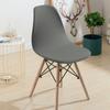 Stretchable Solid Color Chair Cover Shell Chairs Soft Milk Silk Easy Clean Dustproof Removable Washable Chair Cover