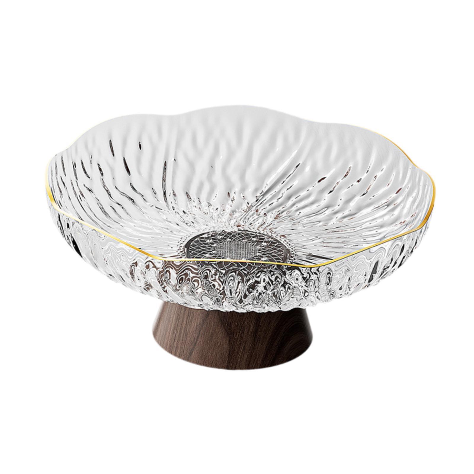 

Fruit Serving Bowl with Draining Holes, Farmhouse Candy Snack Holder, High Footed Bowl, Fruit Basket Holder, for Office Home