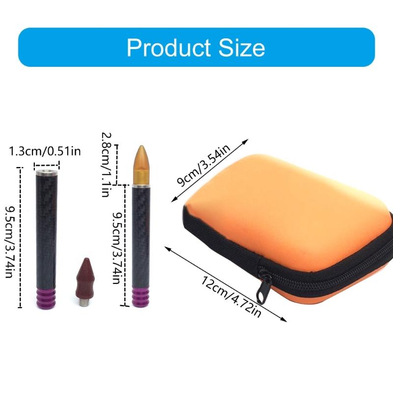 Knocking Pen with Interchangeable Tips Magnetic Car Sheet Metal Dent Repair Leveling Pen Automotive Repair Tool