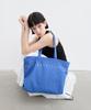 Yunse Studded Canvas Bag (Blue)