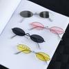 1PC Unisex Retro Kleine Rahmen Oval Sonnenbrille UV400 Mode Design Sonnenbrille Sommer Vintage Shades Brillen Zubehör