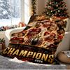 Football team.C Pattern Blanket for Home Decoration, Bed, Sofa, Car Travel, Camping, Suitable for All Seasons, Birthday Christmas Gift
