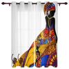 Africké ženy okenní závěsy do obývacího pokoje dětská ložnice Ošetření okenních rolet Kuchyňské závěsy