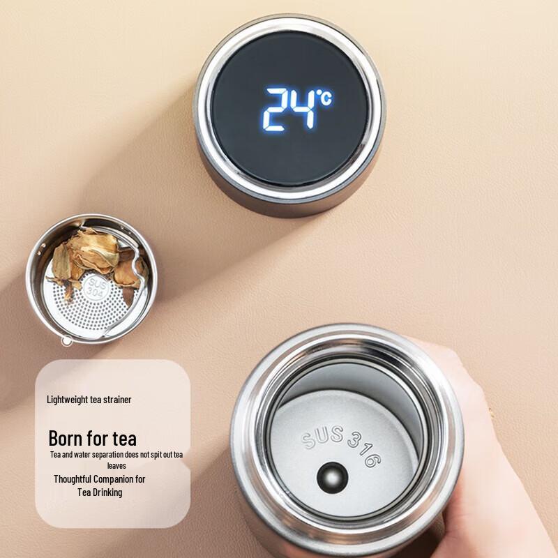 Debao DEP-849 Smart Temperature 316 SS Tea Thermos