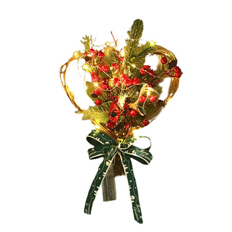 Wandbehang Weihnachtskranz Weihnachtsfeier Türbehang Startseite Garland Ornament Dekor