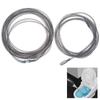 Durable Steel Spring Drain And Toilet Unclogging Cable, 5/10M Length, Compatible With Drills And Includes Connector