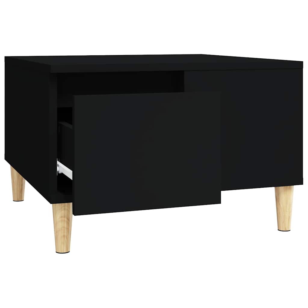 Coffee Table Black 55x55x36.5 Cm Particleboard