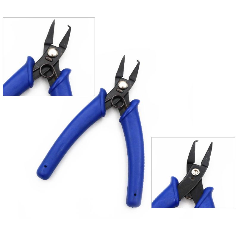 1PCS Bule Flush Side Shear Cutter Clipper Pinze per bordare per gioielli Strumenti di filo metallico Pinze per gioielli Kit di strumenti e attrezzature