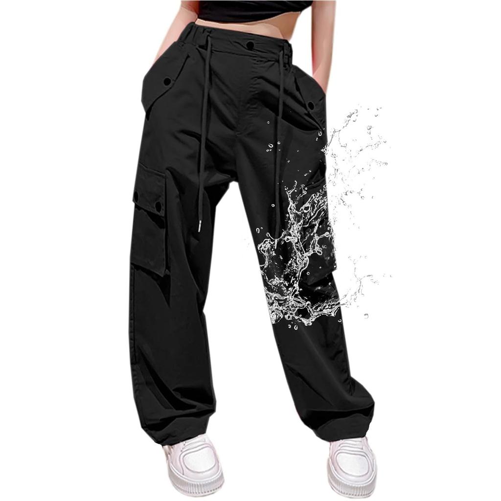 Kinder Mädchen Große Größe Gerade Rohr Lose Dünne Casual Sommer Breite Bein Hosen