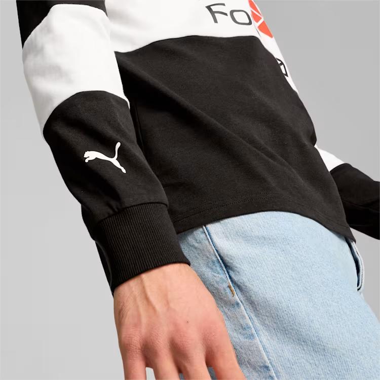 Puma F1 SS24 F1® Series Comfortable Fashion Long Sleeve Rugby Shirt Men tops Black 627247-01
