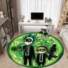Tappeto Rotondo da Ufficio Rick e Morty, Antiscivolo, Morbido e Durevole, per Decorazione d'Interni, Perfetto per Ufficio, Bella Decorazione
