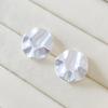 European & American Elegant Pleated Round Earrings - Unique, Cold Style for Everyday Wear