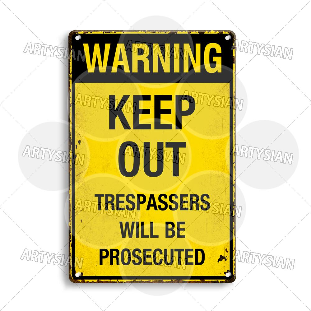 Tassellatura vietata Proprietà privata Attenzione Cartello metallico Strada privata Vietato l'accesso Nessun diritto di passaggio Non bussare Fermarsi Nessun venditore