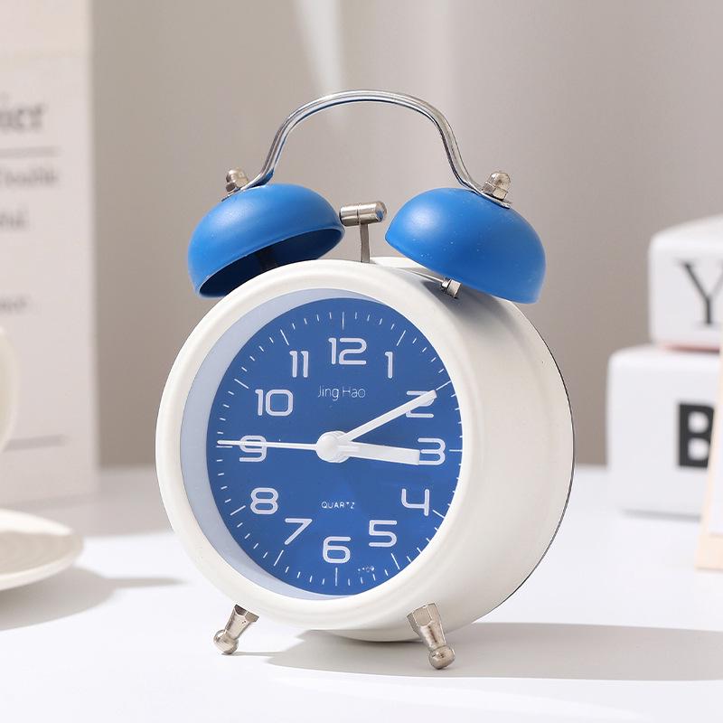 Super Loud Cartoon Metal Desktop Alarm Clock - Silent, Creative Digital Wake-Up Clock