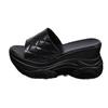 Chaussures Grande Taille pour Femmes 34-42 Mode Été Femmes à Enfiler Compensées Plateforme Bout Ouvert Sandales Antidérapantes Chaussures pour Femmes 2026