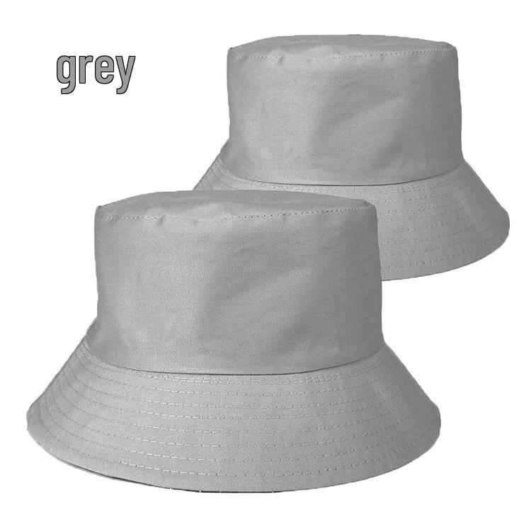 Custom Embroidered Cotton Bucket Hat: Double-Sided, Unisex Sun Protection for Mountaineering.