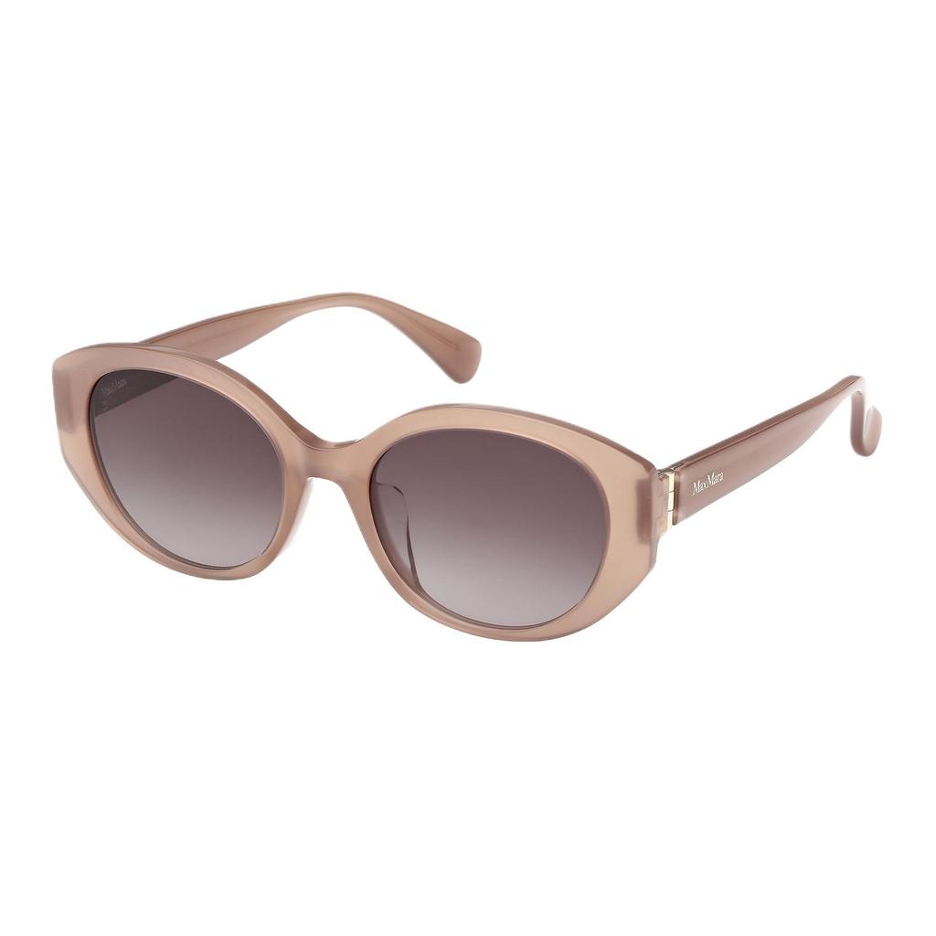 MaxMara Fashion Casual Oval Frame Sunglasses Unisex Sunglasses Pink MM0150K-57B