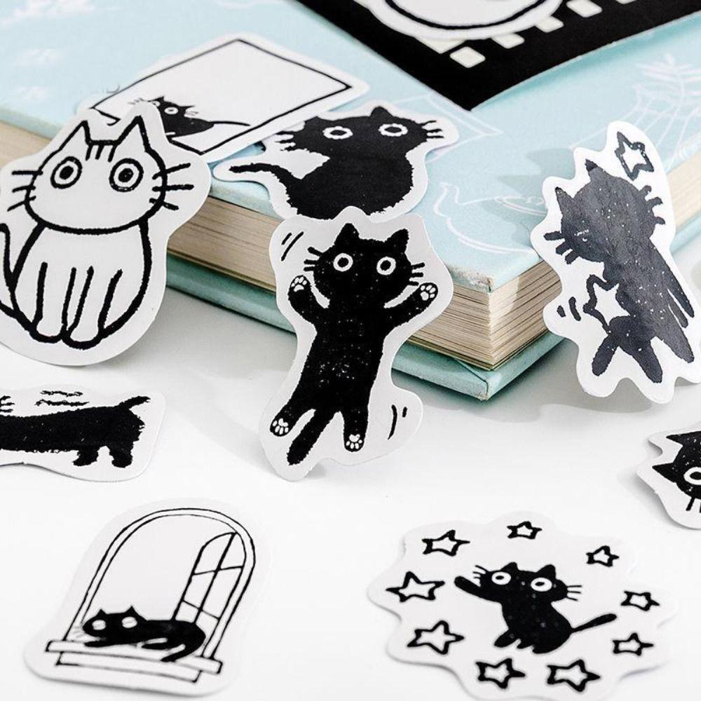 45pcs Vintage Scrapbook Stickers Scrapbook Material Decorative Stickers  Postcard Decoration