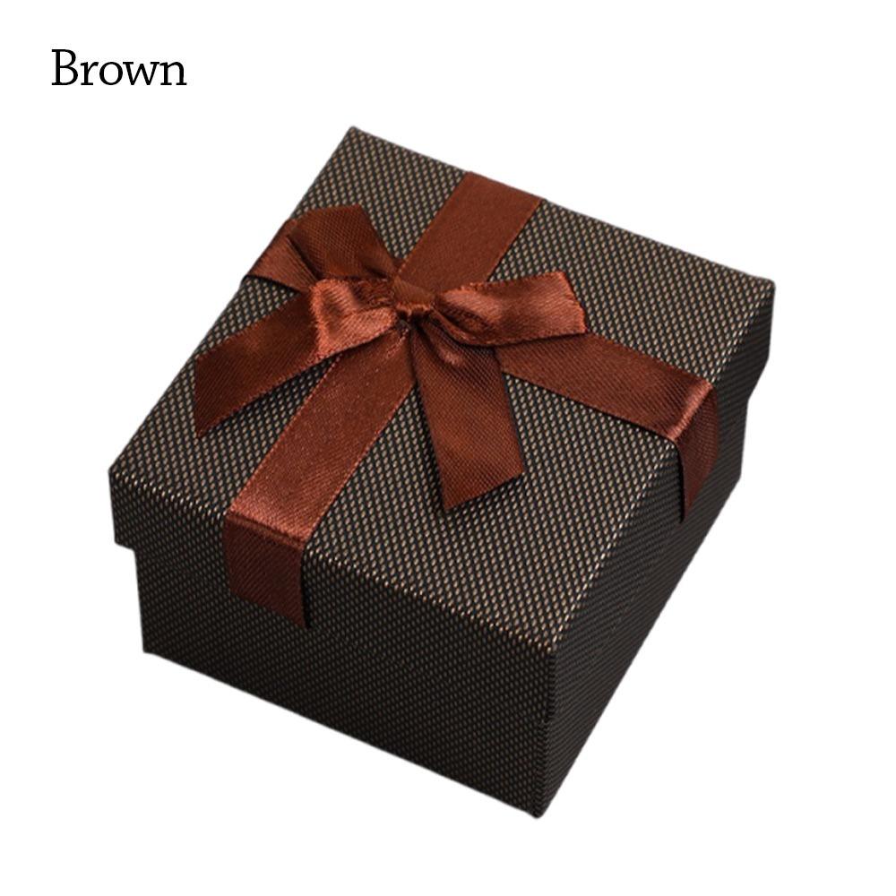 Dustproof Gift Packing Box Bowknot Design Gift Show Case Jewelry Packing Case Gift