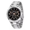 270 Multifunzione Acciaio Inossidabile Quadrante Nero Quarzo R3253578028 Orologio da Uomo