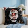 Singer Bob MMarley Cushion Cover Square Pillow Bedroom Sofa Leisure Comfort Living Room Home Decoration X