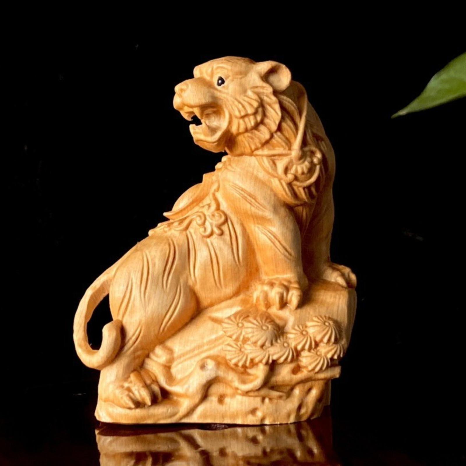 

Wooden Freshener Figurine Desktop Car Ornament One Size