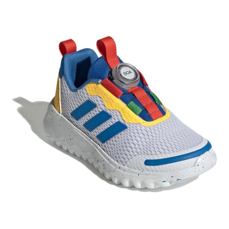 adidas ActiveFlex BOA 3.0 Abrasion Resistant Low Top Kids Lifestyle Shoes White Kids' Sneakers JH7164