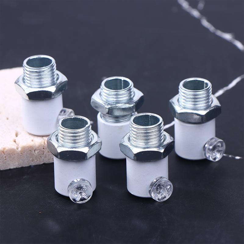 

[L]5Pcs Steel Wire Power Cord Pendant Light Cable Lock Lamp Metal Lock Cable Card Tie Anti-fall Lock Device Fixed Cable Hardware білий