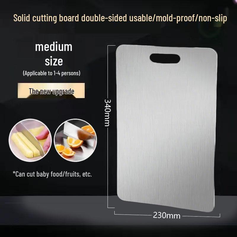 Stainless Steel Double-Sided Anti-Corrosion Anti-Mold Chopping Board