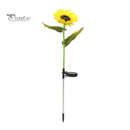 Solární slunečnicové světlo Zahradní dekorace Automatické nabíjení Nevyžaduje se kabeláž Snadná instalace Vodotěsné světlo na květinovou cestu IP65