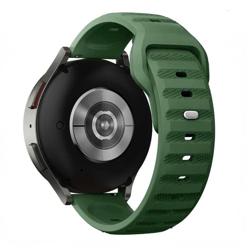 22mm 20mm Silicone Strap For Huawei Watch 5/4/GT6-5-4 Pro 46mm Amazfit Active 2/Bip 6-5 Wristband For Galaxy Watch 7/6/5/4 Band