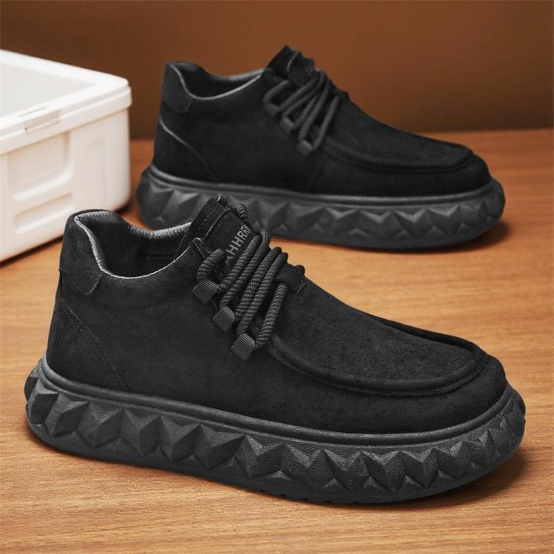 

Casual shoes men s 2025 new light and breathable lazy leather shoes men s round head beanie shoes men s trend men s loafers 44