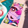 Singer R-Raora Panthera VTuber Towel Sports Quick Dry Travel Camping Gear Sandproof Soft Light Large Beach Towel