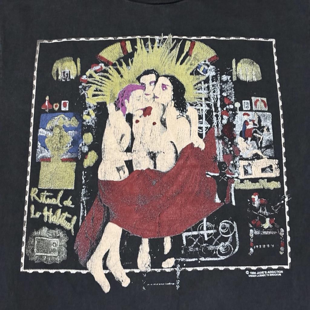 Vintage Janes Addiction 1991 Ritual De Lo Habitual Size L RARE T-Shirt Mens Womens Tees Top REPRINT