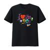 I love the 90s party outfit retro T Shirt Black 3X Large vintage Washed Unisex Casual Top For Everyday Wear homme Versatile