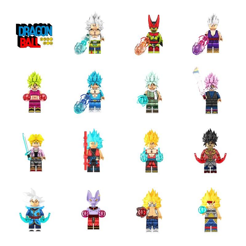 Kf6181a/kf6182a Dragon Ball Son Goku Vegeta Stavebnice Dětská sada hraček