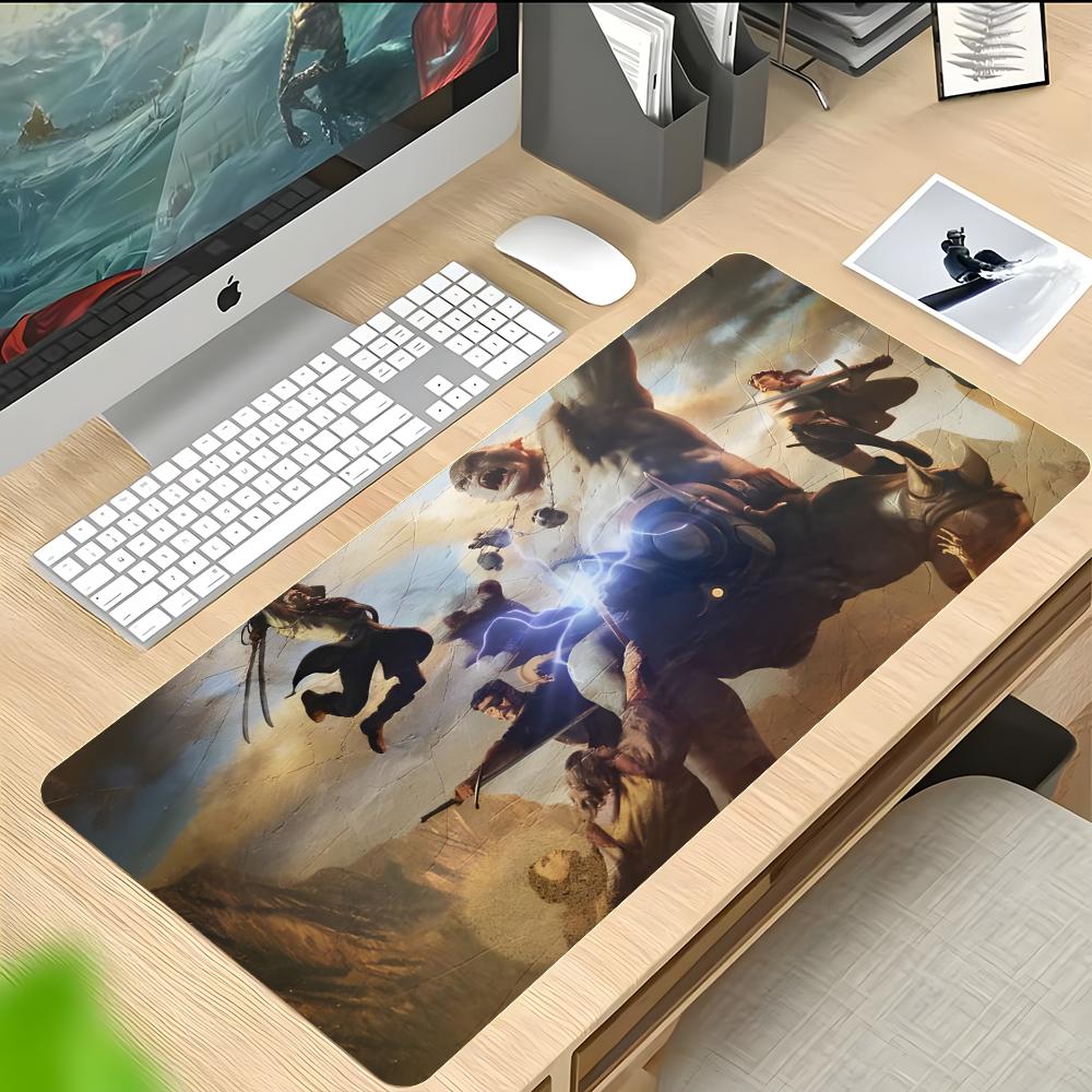 Cool Mmo Game TThrone And Liberty Mouse Pad Thick Stitched Edge Gaming Mousepad Large NonSlip Desk Mat