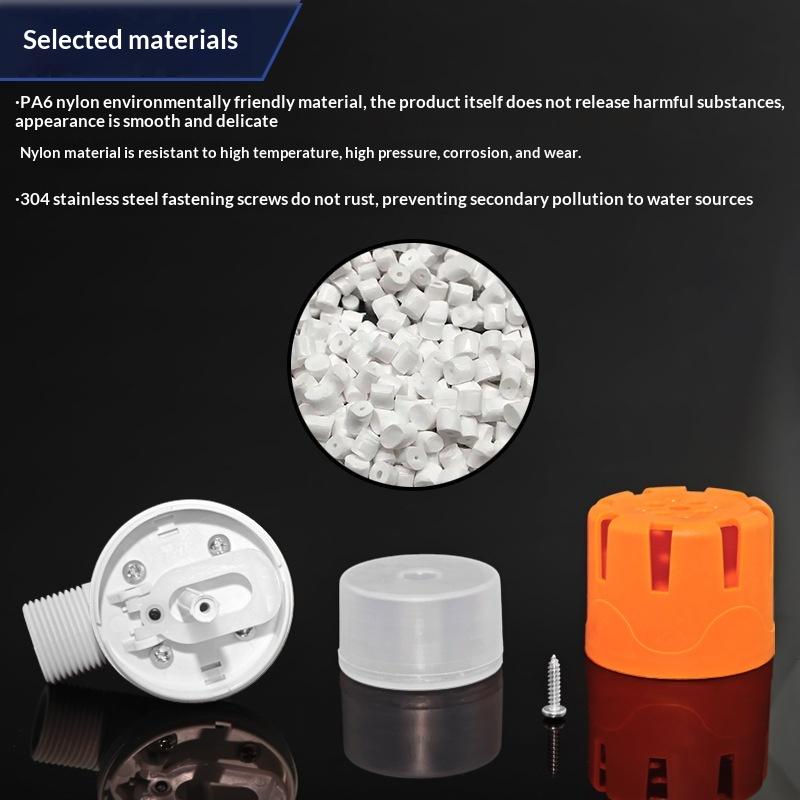 1/2" 3/4" Plastic Automatic Water Level Control Auto Shut Off Float Ball Valve - Tank Pool Water Inlet Valve